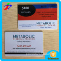 Professional printing manufacturer CR80 pvc cards for plastic gift card printing
